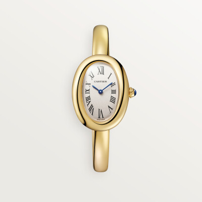 Montre Baignoire de Cartier Petit modèle, taille 17, mouvement quartz, or jaune