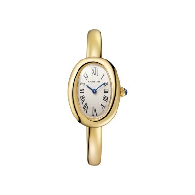 Montre Baignoire de Cartier Petit modèle, taille 17, mouvement quartz, or jaune