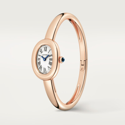Montre Baignoire (Taille 17) de Cartier Mini modèle, taille 17, mouvement quartz, or rose