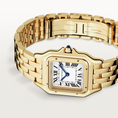 Montre Panthère de Cartier Moyen modèle, mouvement quartz, or jaune