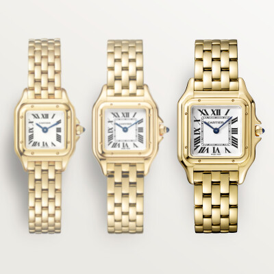 Montre Panthère de Cartier Moyen modèle, mouvement quartz, or jaune
