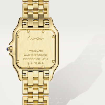 Montre Panthère de Cartier Moyen modèle, mouvement quartz, or jaune