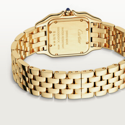 Montre Panthère de Cartier Moyen modèle, mouvement quartz, or jaune