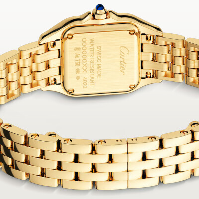Montre Panthère de Cartier Petit modèle, mouvement quartz, or jaune