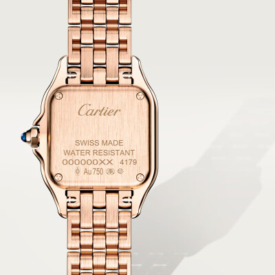 Montre Panthère de Cartier Petit modèle, mouvement quartz, or rose