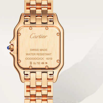 Montre Panthère de Cartier Moyen modèle, mouvement quartz, or rose