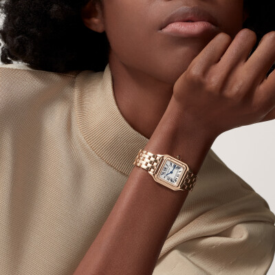 Montre Panthère de Cartier Moyen modèle, mouvement quartz, or rose