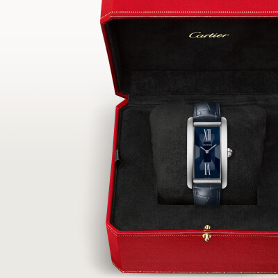 Montre Tank Américaine de Cartier Grand modèle, mouvement automatique, platine