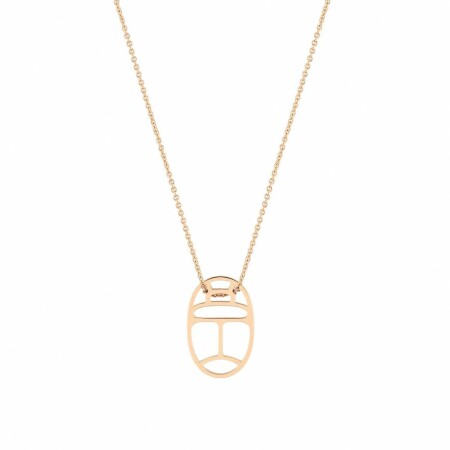 Collier GINETTE NY mini WISH en or rose 