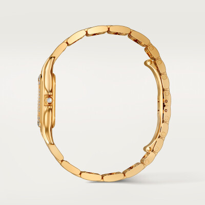 Montre Panthère De Cartier PM Petit modèle, quartz, or jaune, diamants