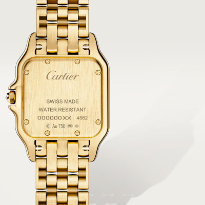 Montre Panthère de Cartier Moyen modèle, mouvement quartz, or jaune, diamants