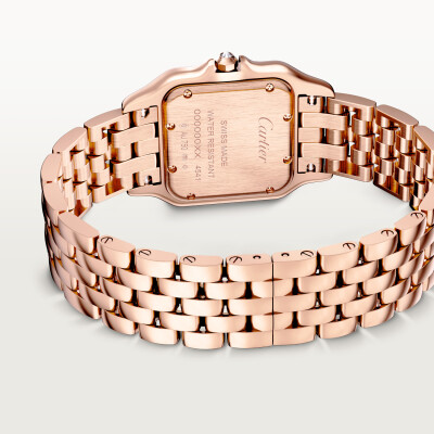 Montre Panthère de Cartier Moyen modèle, quartz, or rose, diamants