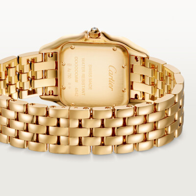 Montre Panthère de Cartier Moyen modèle, quartz, or jaune, diamants