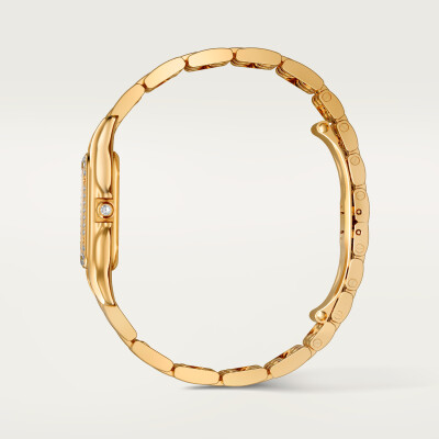 Montre Panthère de Cartier Moyen modèle, quartz, or jaune, diamants