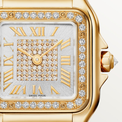 Montre Panthère de Cartier Petit modèle, quartz, or jaune, diamants