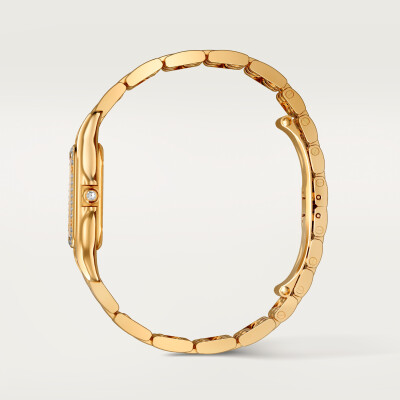 Montre Panthère de Cartier Petit modèle, quartz, or jaune, diamants