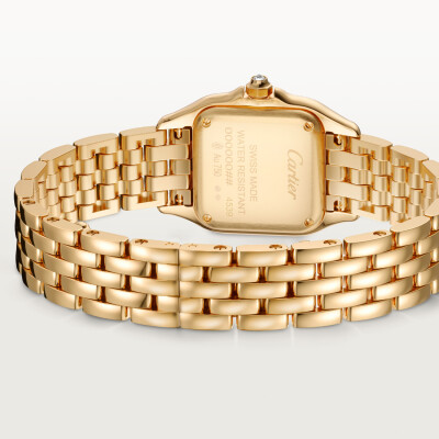 Montre Panthère de Cartier Petit modèle, quartz, or jaune, diamants
