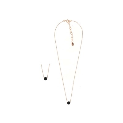 Collier Pesavento Polvere di Sogni en argent doré rose - Noir