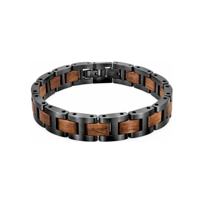 Bracelet William Spencer Signature Bois en acier et bois