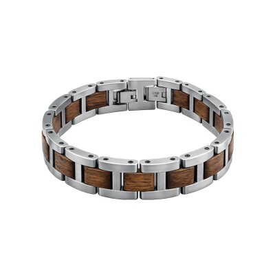 Bracelet William Spencer Signature Bois en acier et bois