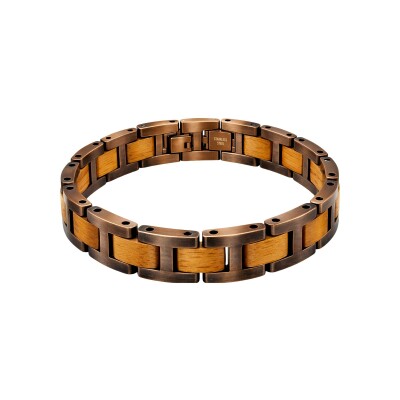Bracelet William Spencer Signature Bois en acier et bois