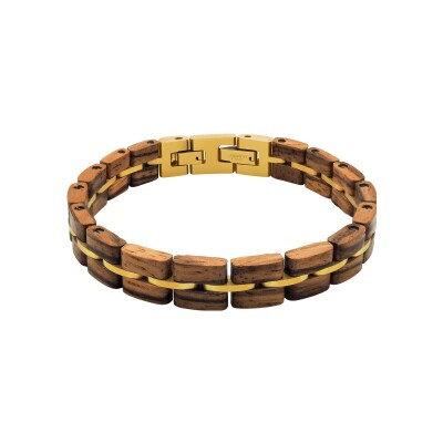 Bracelet William Spencer Signature Bois en acier et bois