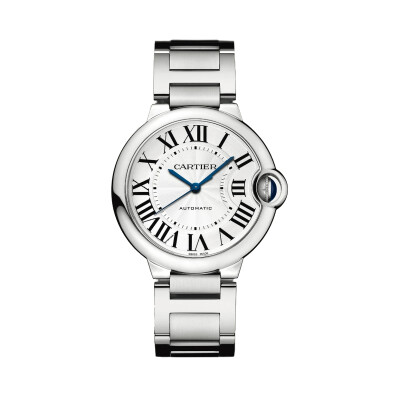 Montre Ballon Bleu de Cartier 36mm, mouvement automatique, acier