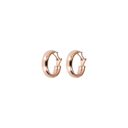 Boucles d'oreilles Bronzallure en métal doré rose à l'or fin 18 carats