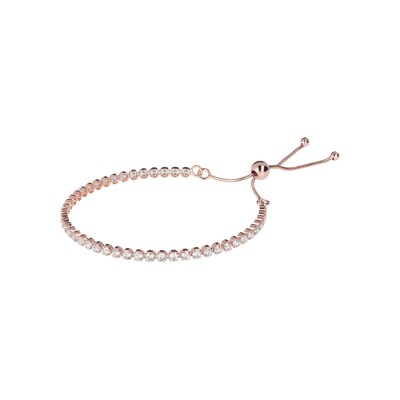 Bracelet Bronzallure Miss en métal doré rose à l'or fin 18 carats