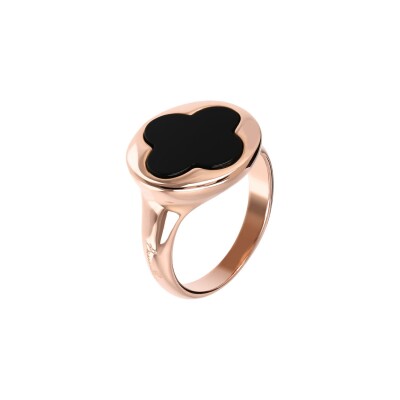 Bague Bronzallure Alba en bronze et onyx, taille 56