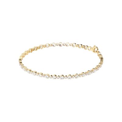Bracelet Bronzallure Golden en métal doré rose à l'or fin 18 carats
