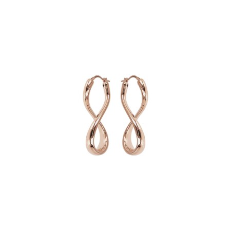 Boucles d'oreilles Bronzallure Purezza en métal doré rose à l'or fin 18 carats