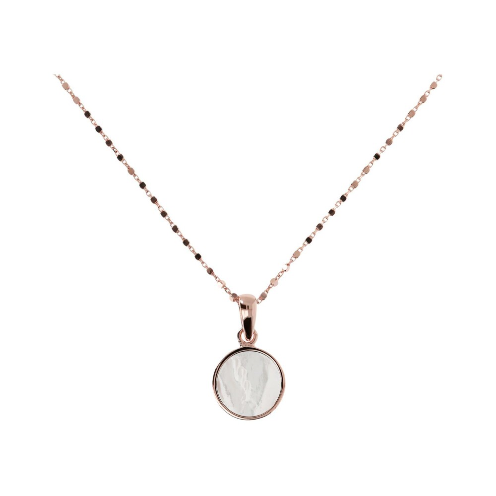 Collier Bronzallure Alba en métal doré rose à l'or fin 18 carats