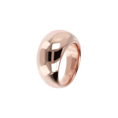 Bague Bronzallure Purezza en métal doré rose à l'or fin 18 carats, taille 58