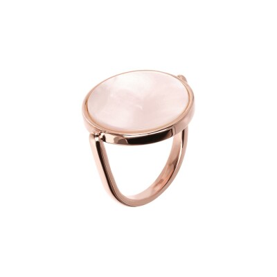 Bague Bronzallure Alba en bronze et pierre naturelle, taille 54