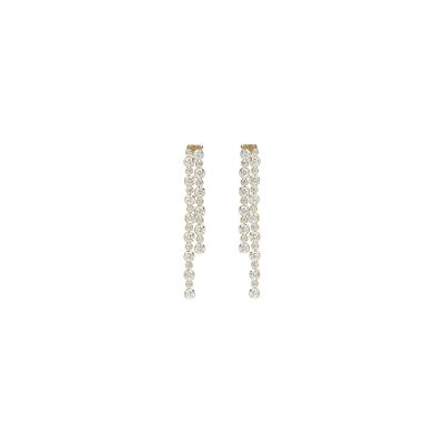 Boucles d'oreilles Bronzallure Golden en métal doré rose à l'or fin 18 carats
