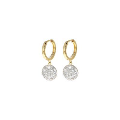 Boucles d'oreilles Bronzallure Golden en métal doré rose à l'or fin 18 carats