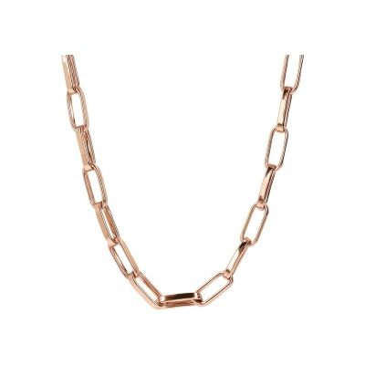 Collier Bronzallure Purezza en métal doré rose à l'or fin 18 carats