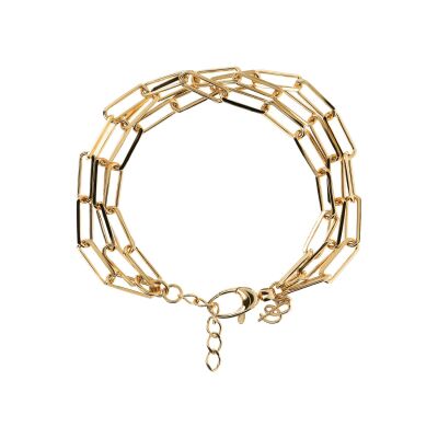 Bracelet Bronzallure Golden en métal doré rose à l'or fin 18 carats