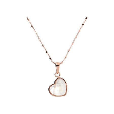 Collier Bronzallure Alba en métal doré rose à l'or fin 18 carats