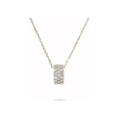 Collier Bronzallure Golden en métal doré à l'or fin 18 carats et zircon