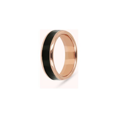 Bague Bronzallure Smalti en métal doré rose à l'or fin 18 carats, taille 56