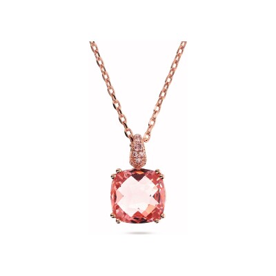 Collier Bronzallure Preziosa en métal doré rose à l'or fin 18 carats et pierres de couleurs