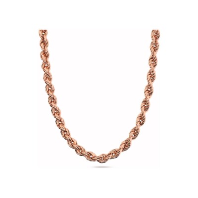 Collier Bronzallure Purezza en métal doré rose à l'or fin 18 carats