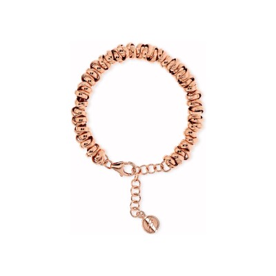 Bracelet Bronzallure Purezza en métal doré rose à l'or fin 18 carats