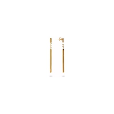 Boucles d'oreilles Bronzallure Golden en métal doré à l'or fin 18 carats