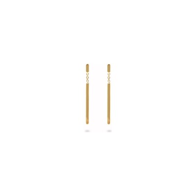 Boucles d'oreilles Bronzallure Golden en métal doré à l'or fin 18 carats