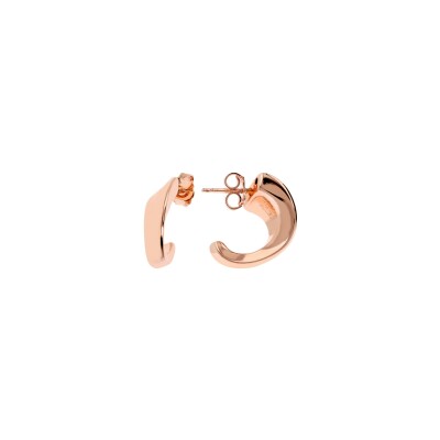 Boucles d'oreilles Bronzallure Purezza en métal doré rose à l'or fin 18 carats