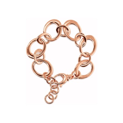 Bracelet Bronzallure Purezza en métal doré rose à l'or fin 18 carats
