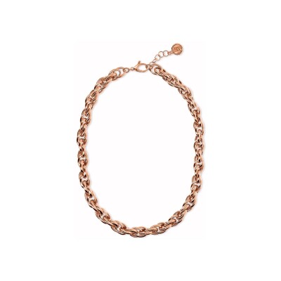 Collier Bronzallure Purezza en métal doré rose à l'or fin 18 carats